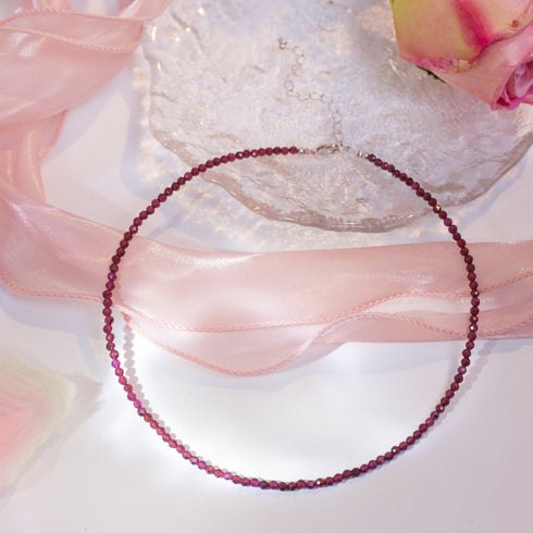 Birthstone Crystal Gemstone Choker Necklace